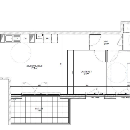  Annonces OULLINS : Appartement | ECULLY (69130) | 58 m2 | 299 000 € 