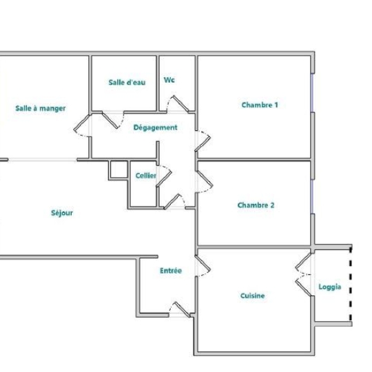  Annonces OULLINS : Appartement | VENISSIEUX (69200) | 66 m2 | 135 000 € 